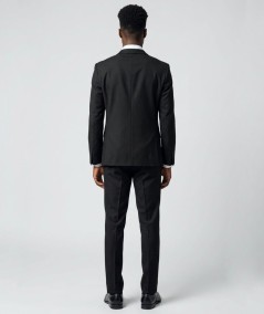 Traje negro de ceremonia para hombre Jack and Jones modelo Bushwick Mathew regular fit elegante ideal para eventos y ocasiones 