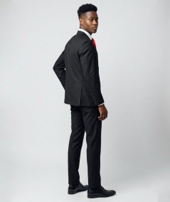 Traje negro de ceremonia para hombre Jack and Jones modelo Bushwick Mathew regular fit elegante ideal para eventos y ocasiones 