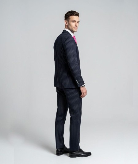 Traje de ceremonia para hombre Capelhi modelo dover1 elegante en tejido con lana poliéster y elastano ideal para bodas y evento