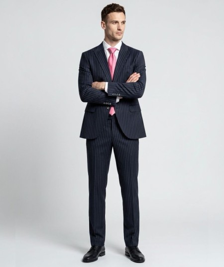 Traje de ceremonia para hombre Capelhi modelo dover1 elegante en tejido con lana poliéster y elastano ideal para bodas y evento