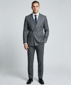 Traje de hombre modelo Verona 345 elegante en tejido poliéster viscosa y lana ideal para vestir y ocasiones especiales