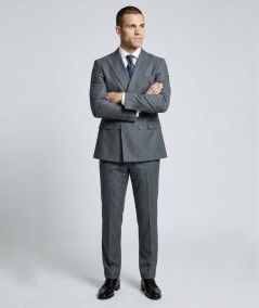 Traje de hombre modelo Verona 345 elegante en tejido poliéster viscosa y lana ideal para vestir y ocasiones especiales