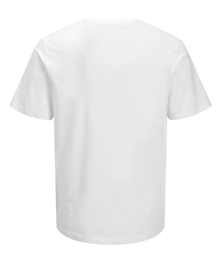Camiseta básica para hombre Jack and Jones 12288111 de algodón con cuello redondo y manga corta ideal para looks casual