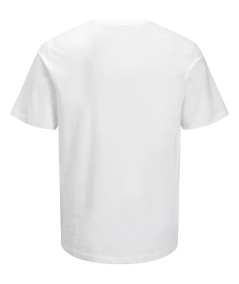 Camiseta básica para hombre Jack and Jones 12288111 de algodón con cuello redondo y manga corta ideal para looks casual