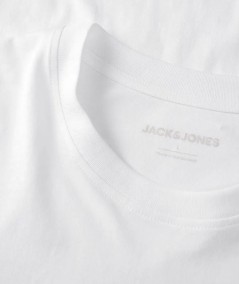 Camiseta básica para hombre Jack and Jones 12288111 de algodón con cuello redondo y manga corta ideal para looks casual