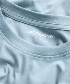 Camiseta básica para hombre Jack and Jones 12288111 de algodón con cuello redondo y manga corta ideal para looks casual