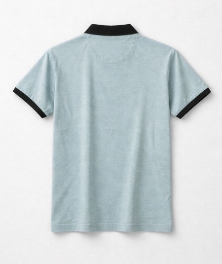Polo para hombre Rever 31535 de algodón y viscosa con bolsillo izquierdo y cuello con botones ideal para looks casual y verano