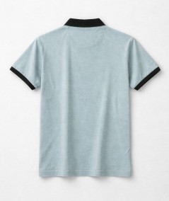 Polo para hombre Rever 31535 de algodón y viscosa con bolsillo izquierdo y cuello con botones ideal para looks casual y verano