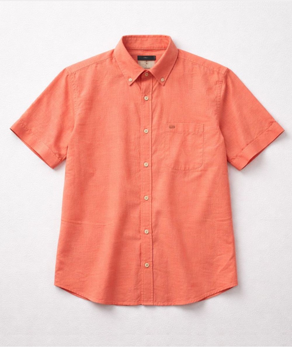 Camisa de manga corta para hombre Carlos Córdoba 83846 regular fit en algodón y poliéster ideal para looks casual y verano