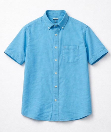 Camisa de manga corta para hombre Carlos Córdoba 83846 regular fit en algodón y poliéster ideal para looks casual y verano