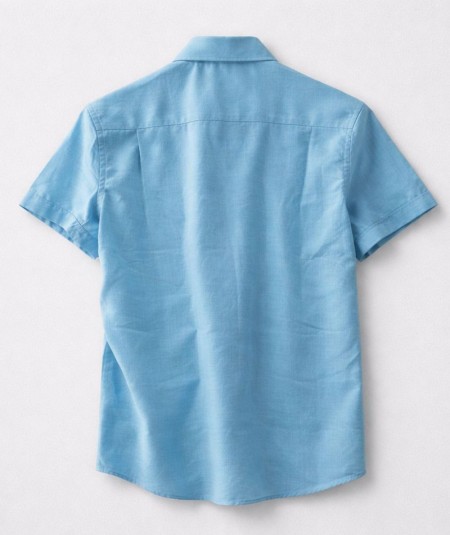 Camisa de manga corta para hombre Carlos Córdoba 83846 regular fit en algodón y poliéster ideal para looks casual y verano