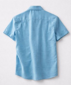 Camisa de manga corta para hombre Carlos Córdoba 83846 regular fit en algodón y poliéster ideal para looks casual y verano
