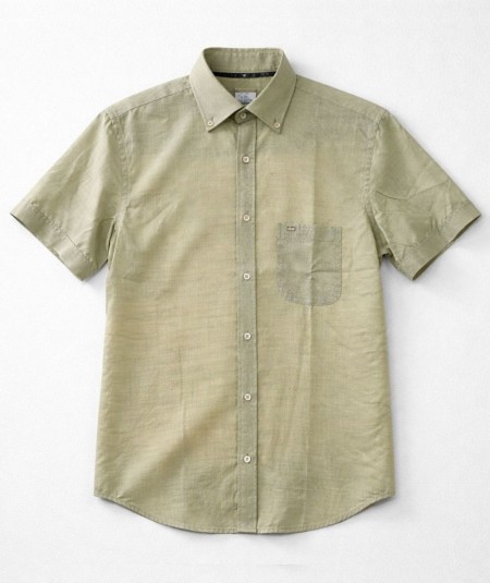 Camisa de manga corta para hombre Carlos Córdoba 83846 regular fit en algodón y poliéster ideal para looks casual y verano