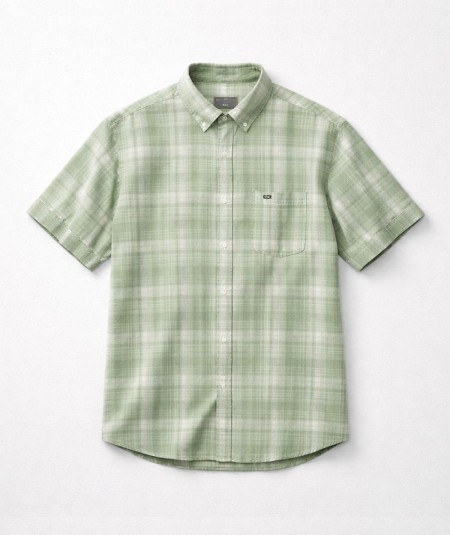 Camisa de manga corta para hombre Carlos Córdoba 82433 regular fit en poliéster aniónico ideal para looks casual y verano