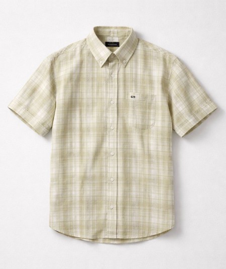 Camisa de manga corta para hombre Carlos Córdoba 82433 regular fit en poliéster aniónico ideal para looks casual y verano