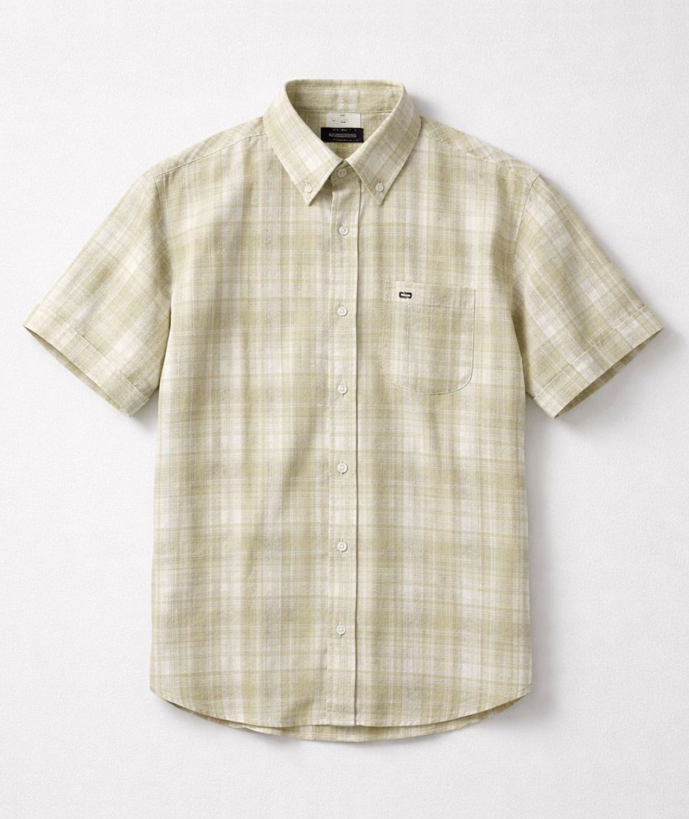 Camisa de manga corta para hombre Carlos Córdoba 82433 regular fit en poliéster aniónico ideal para looks casual y verano