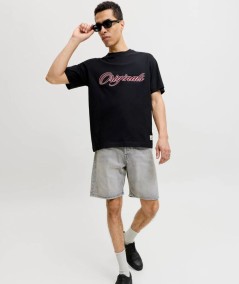 Bermuda para hombre Jack and Jones 12290841 de algodón con bolsillos cómoda y transpirable ideal para verano y looks casuales