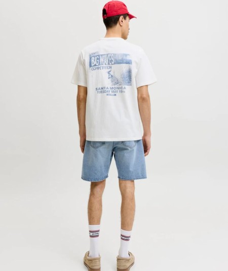 Bermuda para hombre Jack and Jones 12290841 de algodón con bolsillos cómoda y transpirable ideal para verano y looks casuales