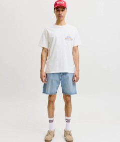 Bermuda para hombre Jack and Jones 12290841 de algodón con bolsillos cómoda y transpirable ideal para verano y looks casuales