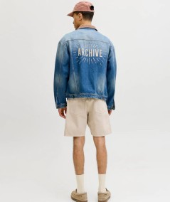 Bermuda para hombre Jack and Jones 12290841 de algodón con bolsillos cómoda y transpirable ideal para verano y looks casuales