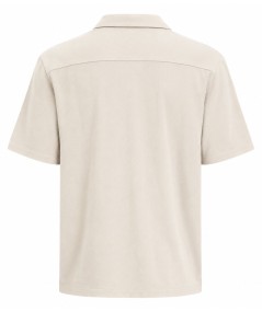 Camisa de manga corta para hombre Carlos Córdoba 82426 confeccionada en 100% algodón, fresca, transpirable y perfecta para look