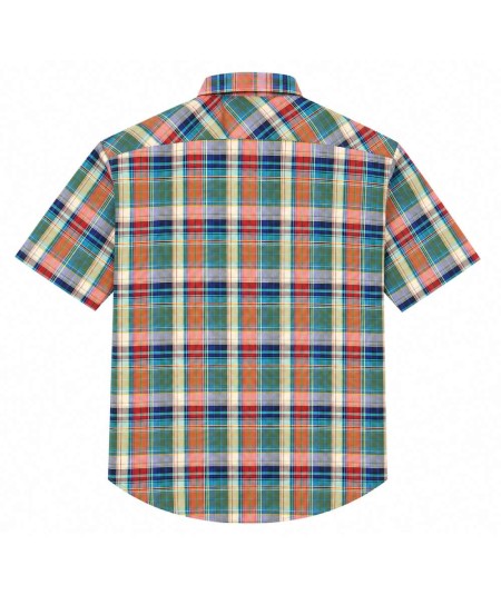 Camisa de manga corta para hombre Carlos Córdoba 82437 confeccionada en 100% algodón, fresca, transpirable y perfecta para look