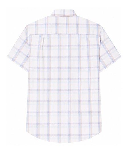 Camisa de manga corta para hombre Carlos Córdoba 63817 Regular Fit con bolsillo delantero izquierdo y dos pinzas laterales en l