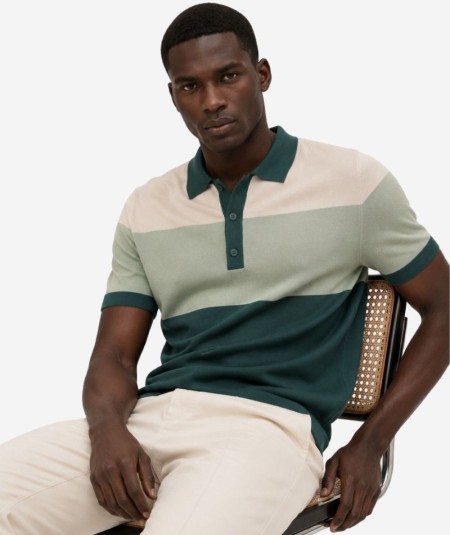 Polo para hombre Only & Sons Wyler 22038042 de manga corta confeccionado en poliéster y viscosa Livaeco, ligero, cómodo y perf