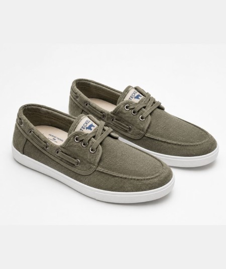 Náutico para hombre Gilbert Teckel 0155 fabricado en España con interior de tejido, exterior de goma y suela de goma, cómodo, r