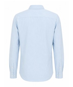 Camisa de manga larga para hombre Roy Tiger 821 Sandra confeccionada en 55% lino y 45% algodón, sin bolsillo delantero, ligera,
