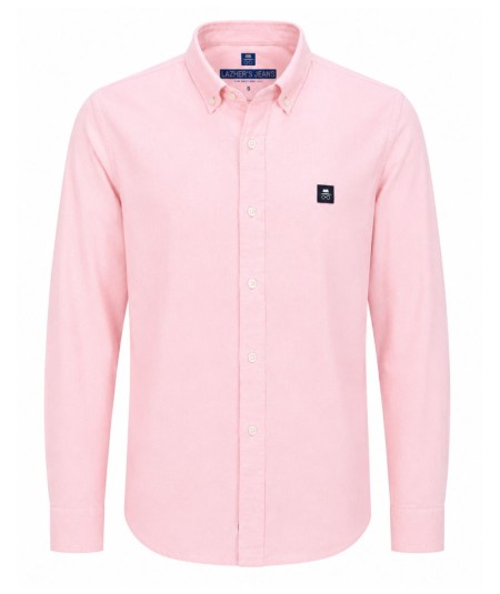 Camisa de manga larga para hombre Roy Tiger 821 Sandra confeccionada en 55% lino y 45% algodón, sin bolsillo delantero, ligera,