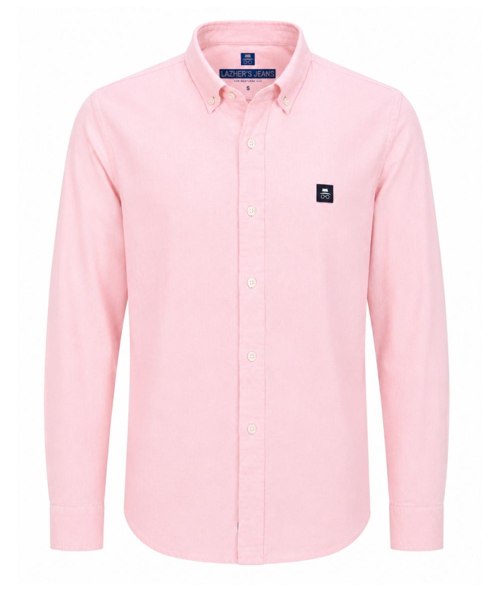 Camisa de manga larga para hombre Roy Tiger 821 Sandra confeccionada en 55% lino y 45% algodón, sin bolsillo delantero, ligera,