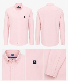 Camisa de manga larga para hombre Roy Tiger 821 Sandra confeccionada en 55% lino y 45% algodón, sin bolsillo delantero, ligera,