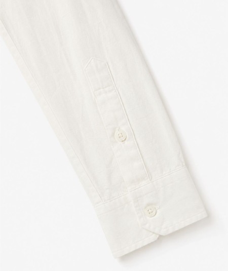 Camisa de manga larga para hombre Rosso Ibiza CH742 confeccionada en 100% lino natural, con tira para remangar las mangas y pre