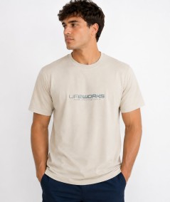 Camiseta para hombre Only & Sons 22035946 de manga corta con cuello redondo, confeccionada en 50% algodón, 27% poliéster y 23% 