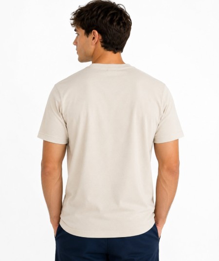 Camiseta para hombre Only & Sons 22035946 de manga corta con cuello redondo, confeccionada en 50% algodón, 27% poliéster y 23% 