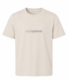 Camiseta para hombre Only & Sons 22035946 de manga corta con cuello redondo, confeccionada en 50% algodón, 27% poliéster y 23% 