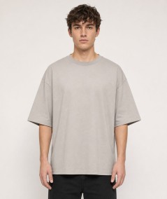 Camiseta oversize para hombre Roy Tiger ZT-1026 de manga corta confeccionada en 97% algodón y 3% elastano, con cuello redondo y