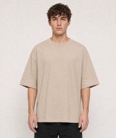Camiseta oversize para hombre Roy Tiger ZT-1026 de manga corta confeccionada en 97% algodón y 3% elastano, con cuello redondo y
