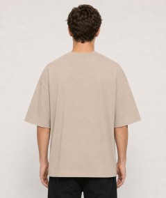 Camiseta oversize para hombre Roy Tiger ZT-1026 de manga corta confeccionada en 97% algodón y 3% elastano, con cuello redondo y