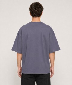Camiseta oversize para hombre Roy Tiger ZT-1026 de manga corta confeccionada en 97% algodón y 3% elastano, con cuello redondo y
