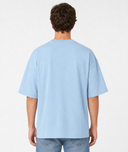 Camiseta oversize para hombre Roy Tiger ZT-1026 de manga corta confeccionada en 97% algodón y 3% elastano, con cuello redondo y