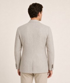 Americana para hombre Capelhi Toscana 768 confeccionada en 75% algodón y 25% lino, con bolsillo de pecho con forro convertible 