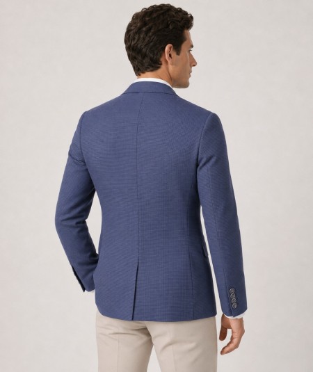Americana para hombre Capelhi Toscana 751 confeccionada en 100% lino con forro de poliéster, bolsillo de pecho con pañuelo inte