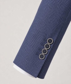 Americana para hombre Capelhi Toscana 751 confeccionada en 100% lino con forro de poliéster, bolsillo de pecho con pañuelo inte