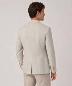 Americana para hombre Capelhi LY701422 confeccionada en lino con mangas forradas, ligera, transpirable y elegante, ideal para b