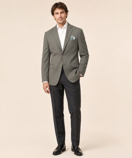 Americana para hombre Capelhi Tokio 760 confeccionada en viscosa, poliéster, nailon y elastano, con forro interior estampado, m