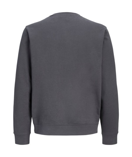 Sudadera para hombre Jack & Jones 12287995 de corte relaxed, cuello redondo, estampado delantero e interior cepillado suave, co