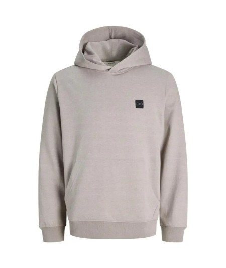 Sudadera con capucha para hombre Jack & Jones 12300830 confeccionada en 100% algodón, corte recto y parche con logo Jack & Jone