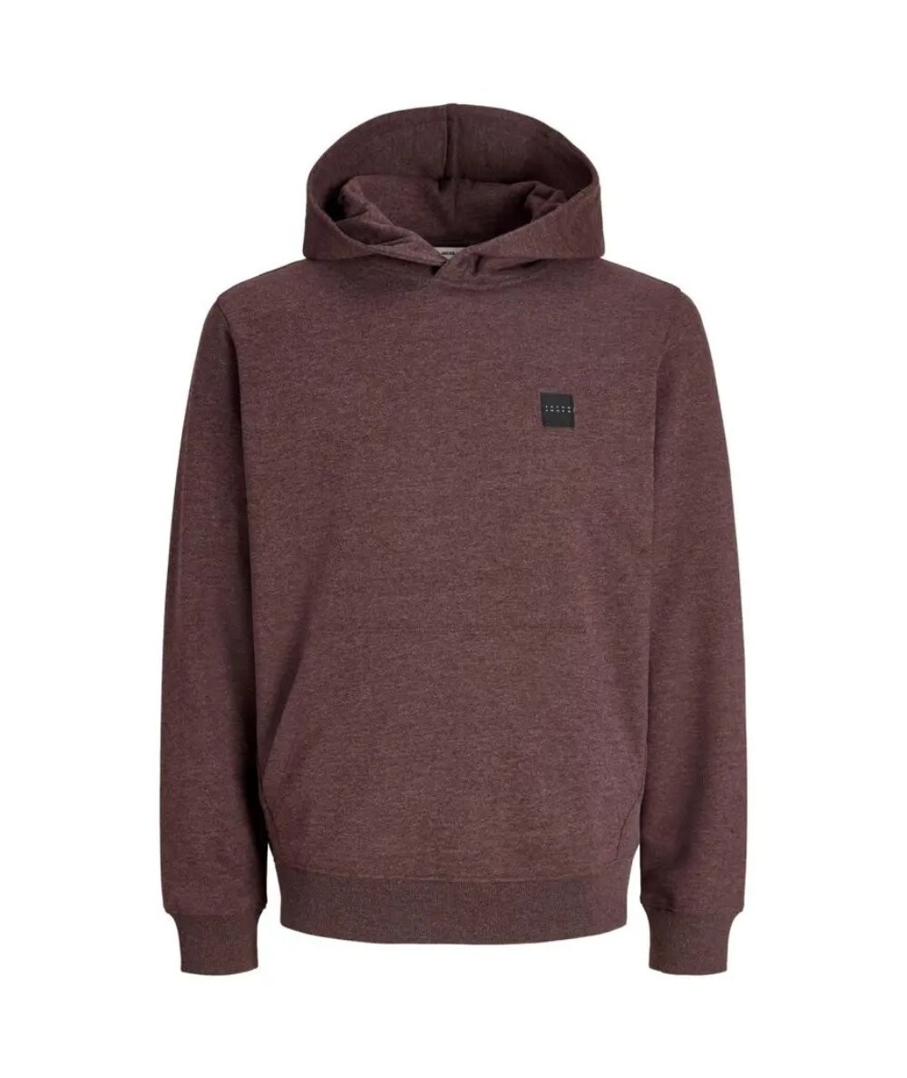 Sudadera con capucha para hombre Jack & Jones 12300830 confeccionada en 100% algodón, corte recto y parche con logo Jack & Jone